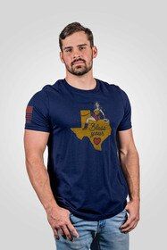 The Nine Line Bless Your Heart T-Shirt in navy.